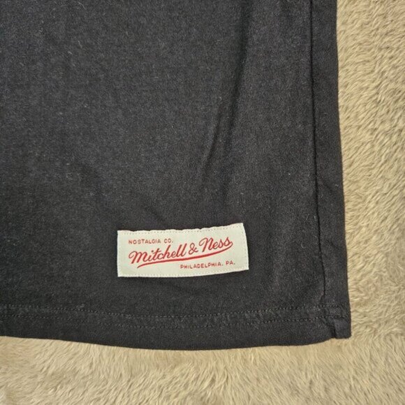 Mitchell and Ness T-Shirt Miami Heat O'Neal 32 Short Sleeve Men's Size L Black - Picture 9 of 10